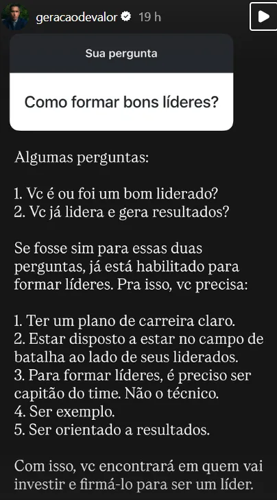 Como formar bons líderes?