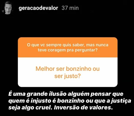 Melhor ser bonzinho ou ser justo?