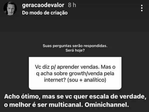 Vc diz p/ aprender vendas. Mas o q acha sobre growth/venda pela internet? (sou + analítico)