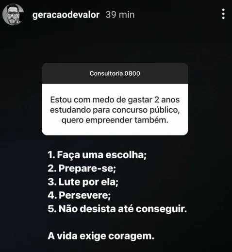 Estou com medo de gastar 2 anos estudando para concurso público, quero empreender também.