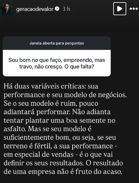 Sou bom no que faço, empreendo, mas travo, não cresço. O que falta?