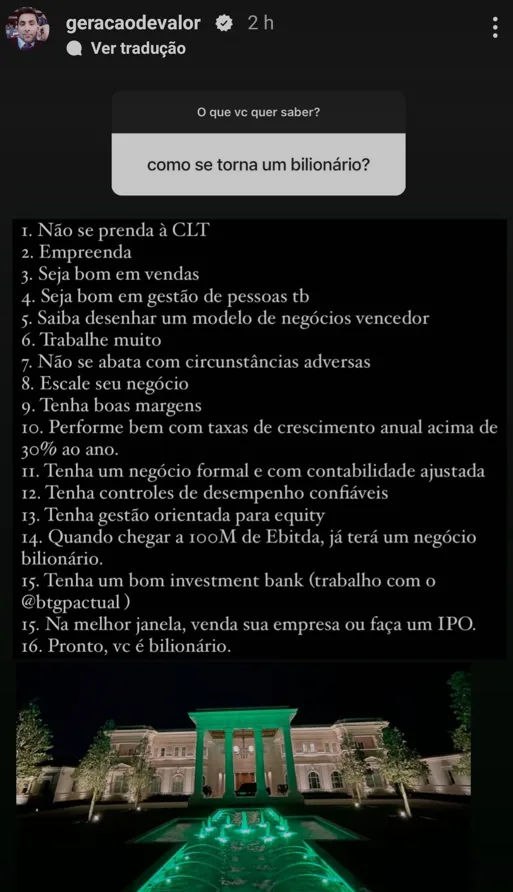 Como se tornar bilionário?