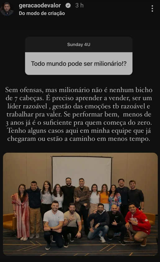 Todo mundo pode ser milionário!?