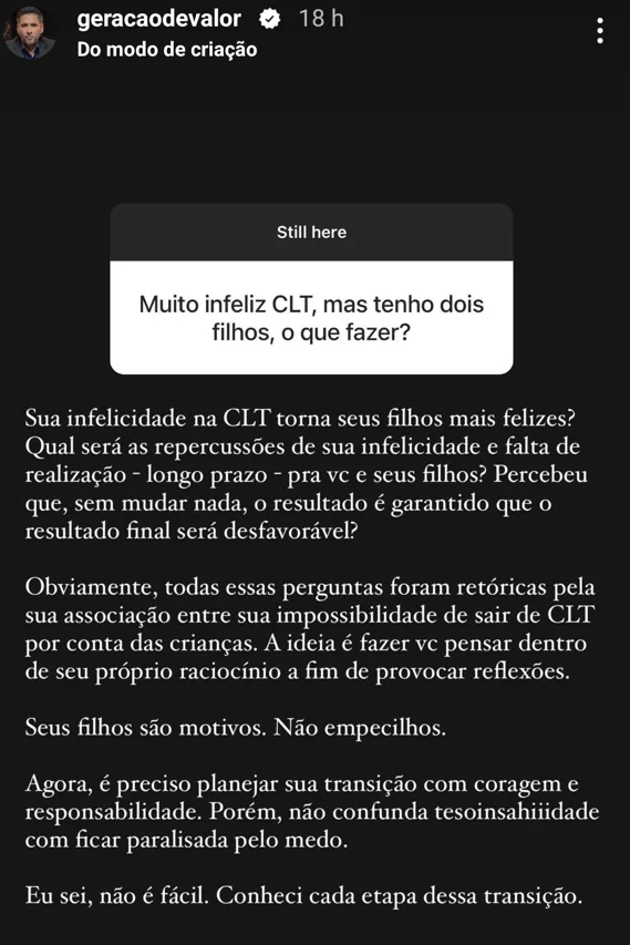 Muito infeliz CLT, mas tenho dois filhos, o que fazer?