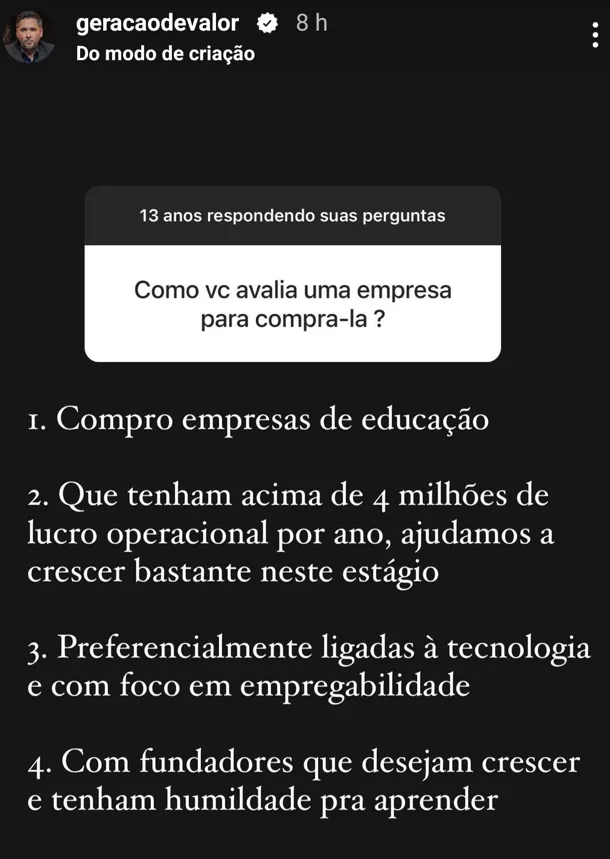 Como vc avalia uma empresa  para compra-la ?