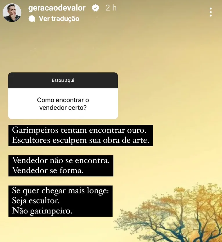 Como encontrar o vendedor certo?