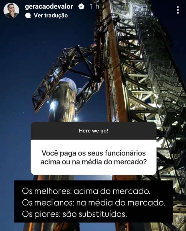 Você paga os seus funcionários acima ou na média do mercado?