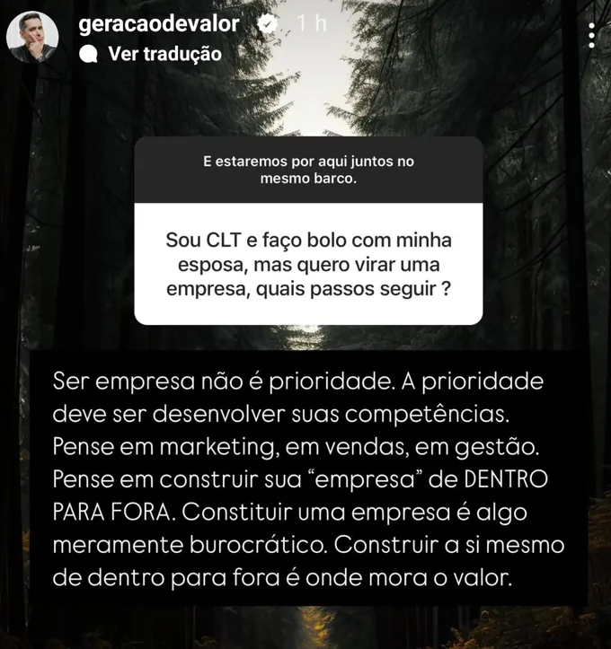 Sou CLT e faço bolo com minha esposa, mas quero virar uma empresa, quais passos seguir ?