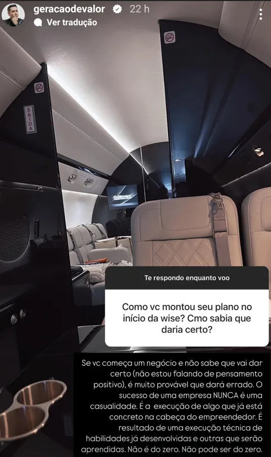 Como vc montou seu plano no início da wise? Cmo sabia que daria certo?