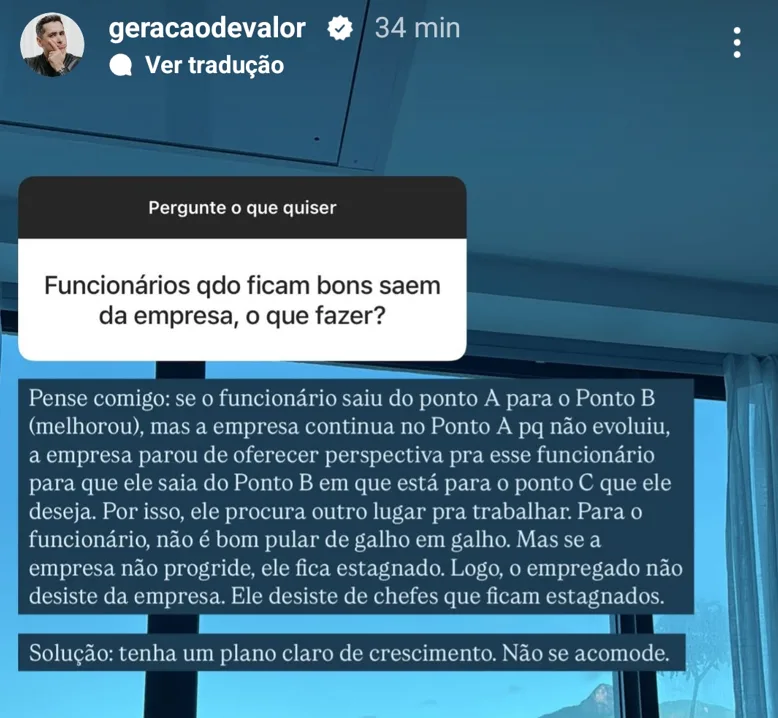 Funcionários qdo ficam bons saem da empresa, o que fazer?