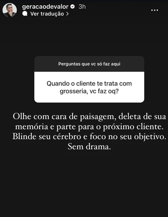 Quando o cliente te trata com grosseria, vc faz oq?