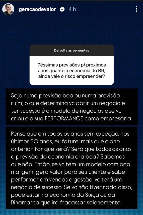Péssimas previsões p/ próximos anos quanto a economia do BR, ainda vale o risco empreender?