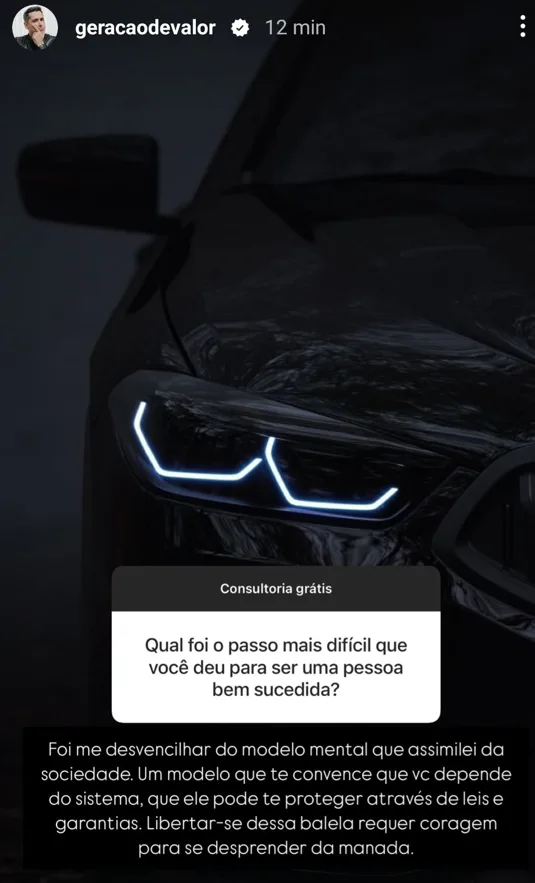 Qual foi o passo mais difícil que você deu para ser uma pessoa bem sucedida?
