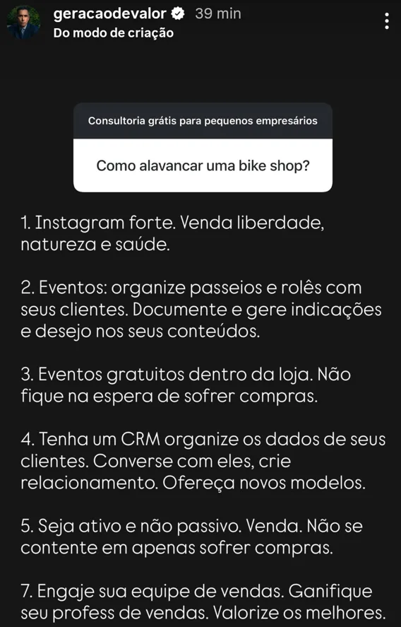 Como alavancar uma bike shop?