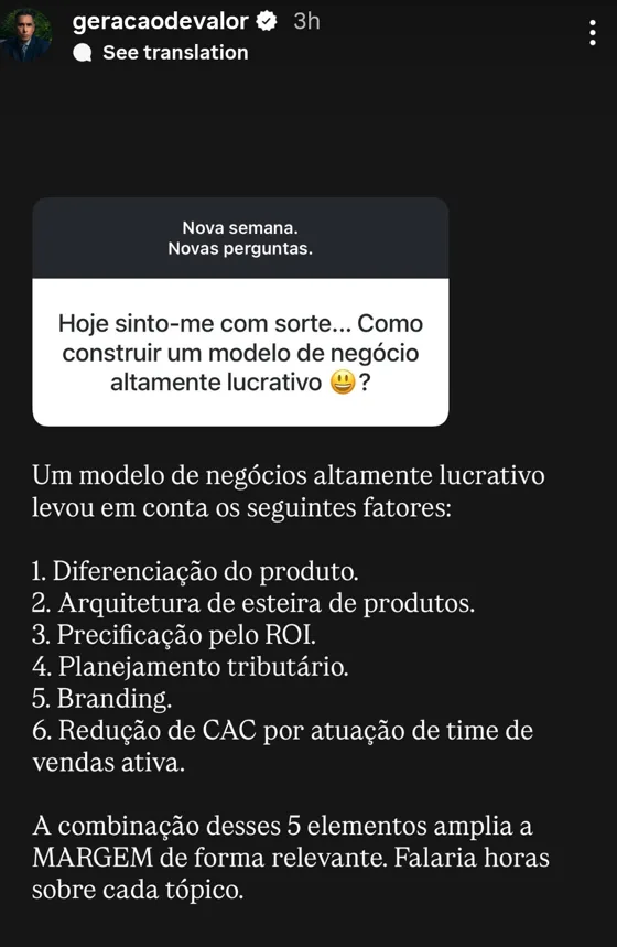 Hoje sinto-me com sorte... Como construir um modelo de negócio altamente lucrativo ?