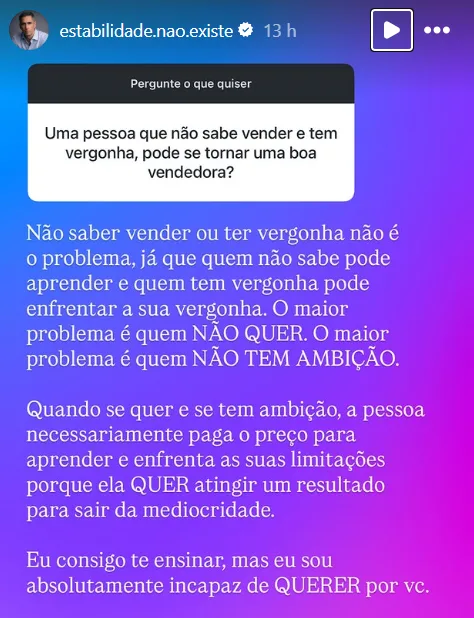 Uma pessoa que não sabe vender e tem vergonha, pode se tornar uma boa vendedora?