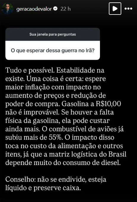 O que esperar dessa guerra no irã?