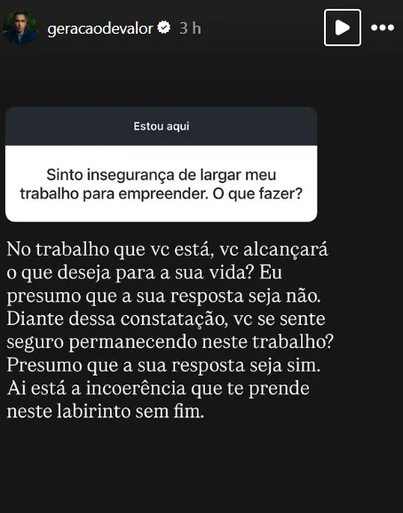 Sinto insegurança de largar meu  trabalho para empreender. O que fazer?