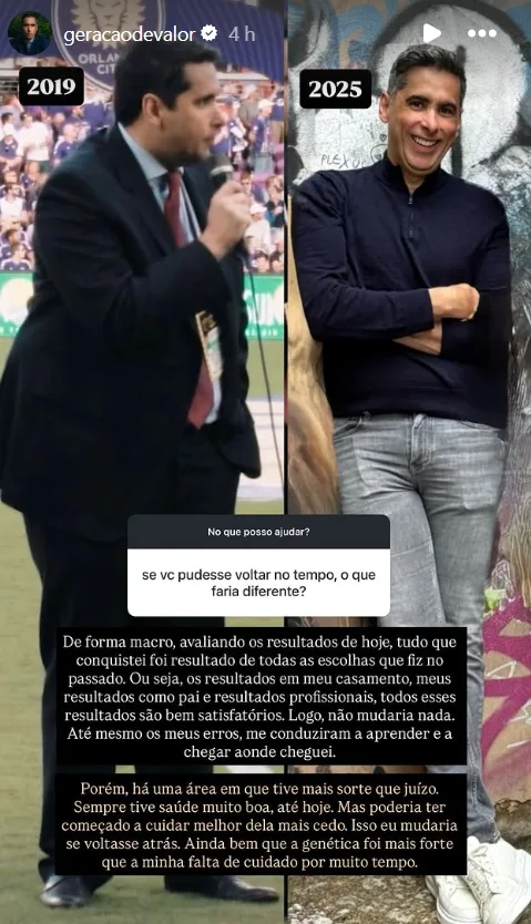 Se vc pudesse voltar no tempo, o que faria diferente ?