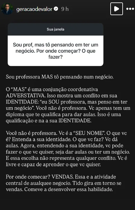 Sou prof, mas tô pensando em ter um negócio. Por onde começar? O que fazer?