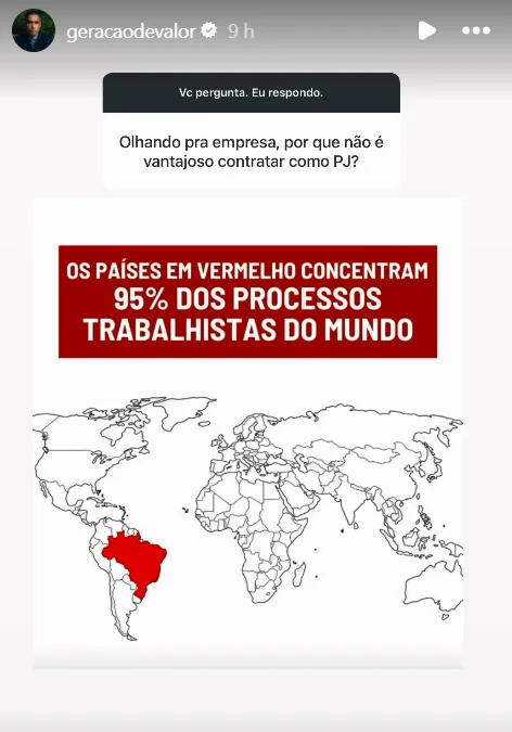 Olhando pra empresa, por que não é vantajoso contratar como PJ?