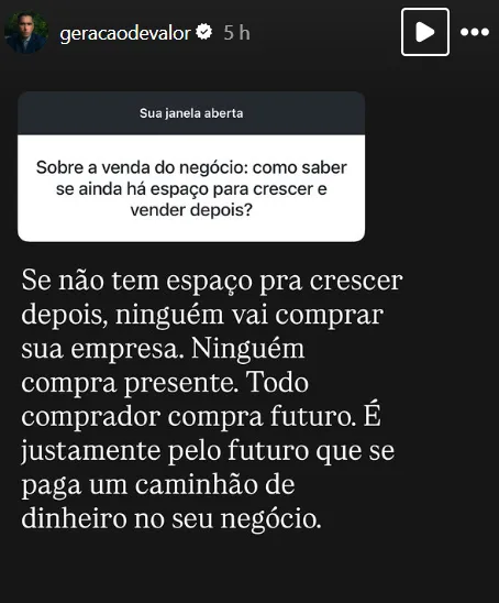 Sobre a venda do negócio: como saber se ainda há espaço para crescer e vender depois?
