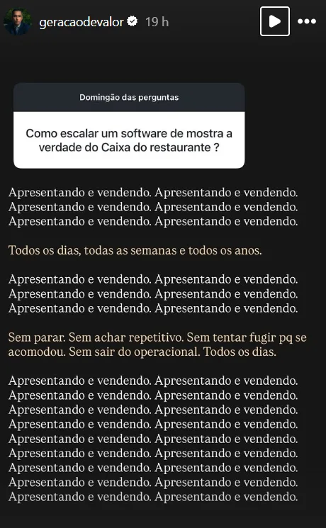 Como escalar um software de mostra a verdade do Caixa do restaurante ?