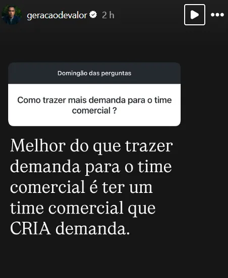 Como trazer mais demanda para o time comercial?