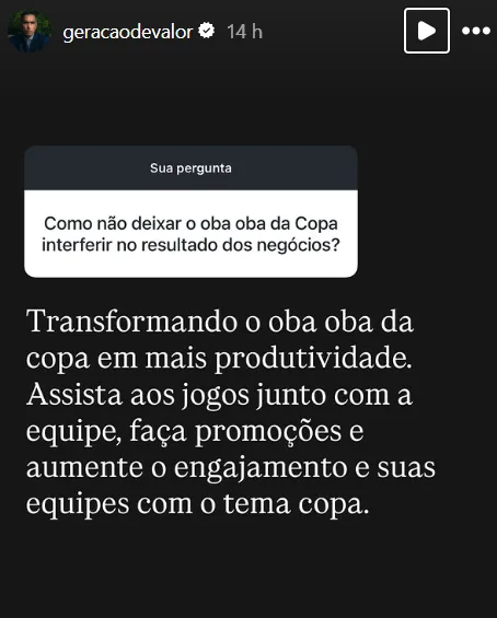 Como não deixar o oba oba da Copa  interferir no resultado dos negócios?