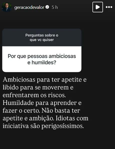 Por que pessoas ambiciosas  e humildes?