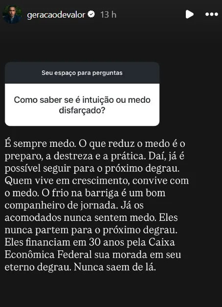 Como saber se é intuição ou medo disfarçado?