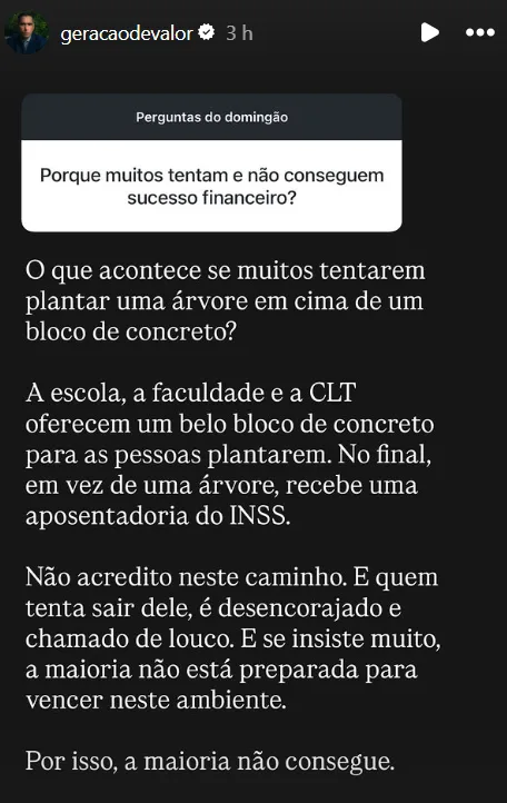 Porque muitos tentam e não conseguem Sucesso financeiro?