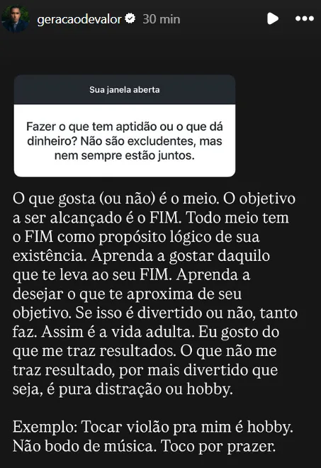 Fazer o que tem aptidão ou o que dá dinheiro? Não são excludentes, mas nem sempre estão juntos.